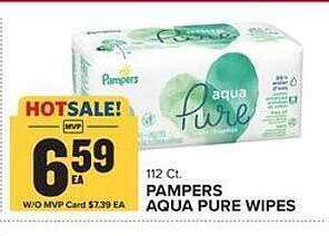 Food Lion Pampers Aqua Pure Wipes offer