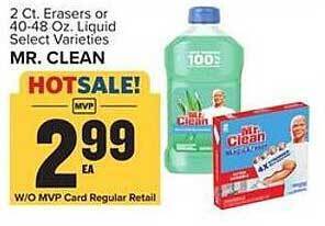 Food Lion Mr. Clean offer