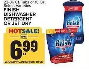 Food Lion Finish Dishwasher Detergent Or Jet Dry offer