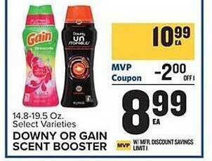 Food Lion Downy Or Gain Scent Booster offer