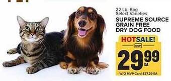 Food Lion Supreme Source Grain Free Dry Dog Food offer