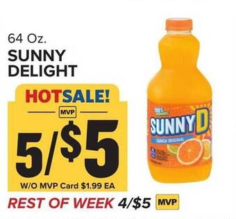 Food Lion Sunny Delight offer