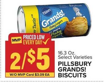 Food Lion Pillsbury Grands! Biscuits offer
