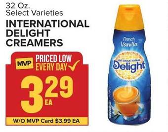Food Lion International Delight Creamers offer