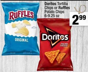 Super King Markets Doritos Tortilla Chips Or Ruffles Potato Chips offer