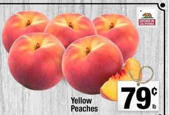 Super King Markets Yellow Peaches offer