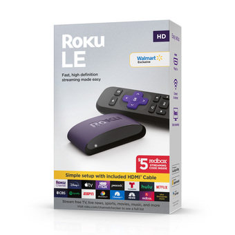 Walmart Roku LE HD Streaming Media Player with High Speed HDMI Cable and Simple Remote offer