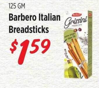Rouses Barbero Italian Breadsticks offer