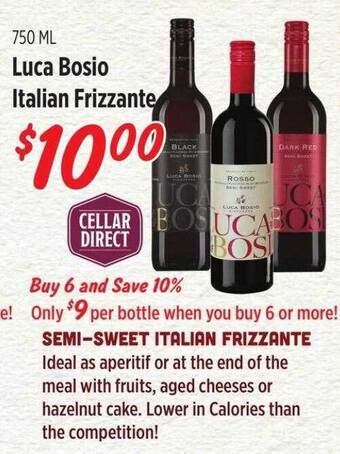 Rouses Luca Bosio Italian Frizzante offer