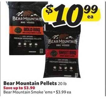 Harveys Supermarkets Bear Mountain Pellets offer