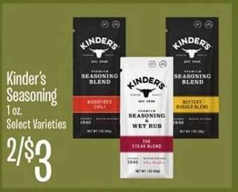Jewel-Osco Kinder's Seasoning offer