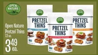 Jewel-Osco Open Nature Pretzel Thins offer