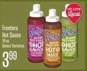 Jewel-Osco Frontera Hot Sauce offer