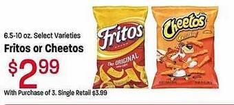 Maceys Fritos Or Cheetos offer