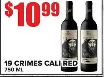 Price Cutter 19 Crimes Cali Red offer