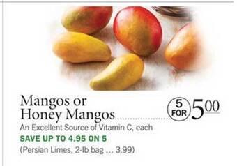 Publix Mangos Or Honey Mangos offer
