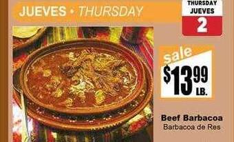 Rancho Markets Beef Barbacoa offer