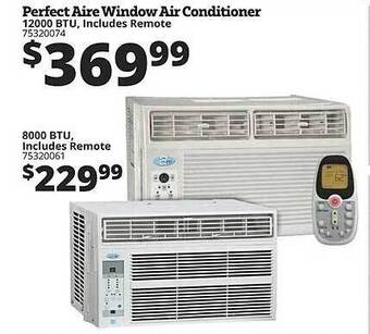 Rural King Perfect Aire Window Air Conditioner offer