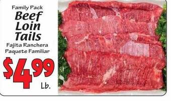Sellers Bros Beef Loin Tails offer