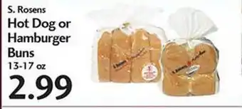 Sunset Foods Hot Dog Or Hamburger Buns offer