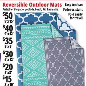 Ocean State Job Lot Reversible Outdoor Mats offer