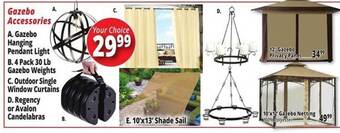 Ocean State Job Lot Gazebo Accessories offer