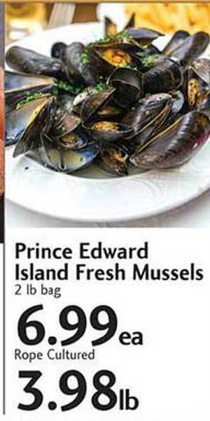 Sunset Foods Prince Edward Island Fresh Mussels offer