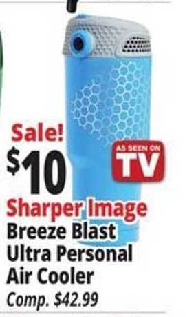 Ocean State Job Lot Sharper Image Breeze Blast Ultra Personal Air Cooler offer
