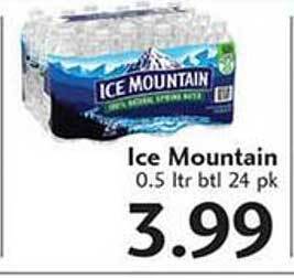 Sunset Foods Ice Mountain offer
