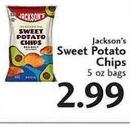 Sunset Foods Jackson's Sweet Potato Chips offer