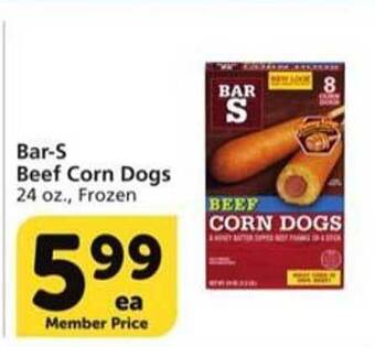 Vons Bar-s Beef Corn Dogs offer