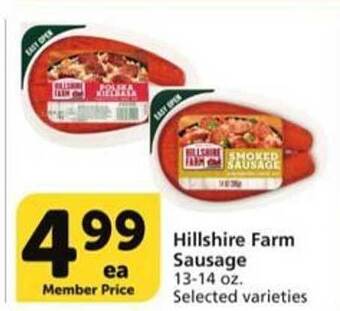 Vons Hillshire Farm Sausage offer