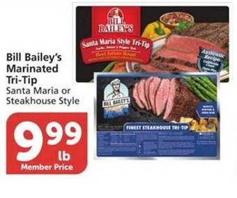 Vons Bill Bailey's Marinated Tri-tip offer