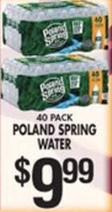 Met Foodmarkets Poland Spring Water offer