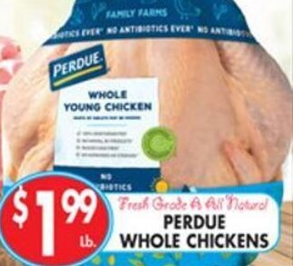Met Foodmarkets Perdue Whole Chicken offer