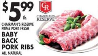 Met Foodmarkets Baby Back Pork Ribs offer