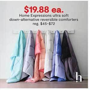 JC Penney Home Expressions Ultra Soft Down-alternative Reversible Comforters offer