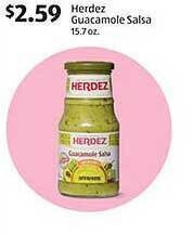 Aldi Herdez Guacamole Salsa offer