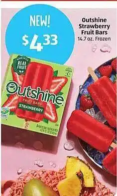 Aldi Outshine Strawberry Fruit Bars offer