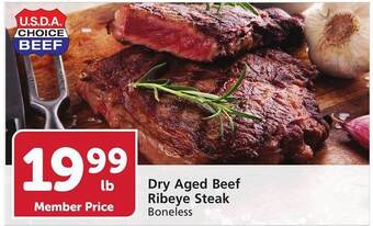 Pavilions Dry Aged Beef Ribeye Steak offer