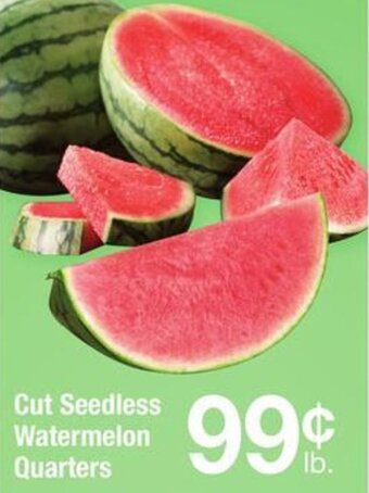 Safeway Cut Seedless Watermelon Quarters offer