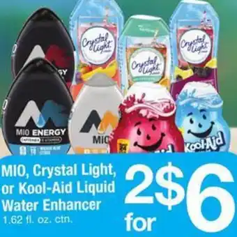 Safeway MIO, Crystal Light, or Kool-Aid Liquid Water Enhancer 1.62 fl. offer