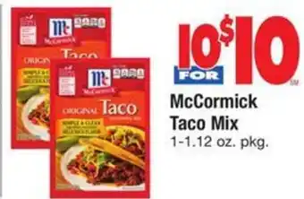 Safeway McCormick Taco Mix 1-1.12 oz. offer