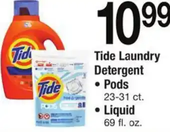Safeway Tide Laundry Detergent Pods 23-31 ct. Lquid 69 fl. offer