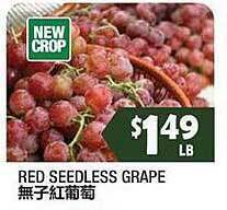 99 Ranch Red Seedless Grape offer