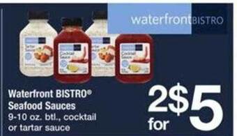 ACME Waterfront Bistro Seafood Sauces offer