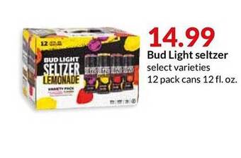Hy-Vee Bud Light Seltzer offer