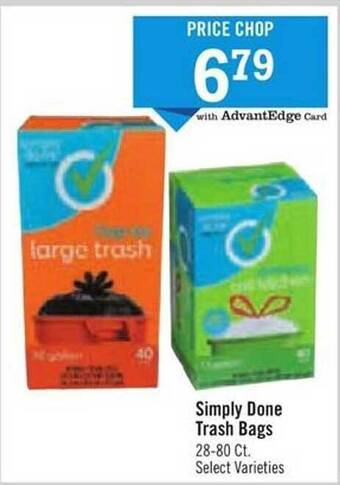 Price Chopper Simply Done Trash Bags offer