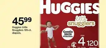 Target Huggies Little Snugglers 120-ct Diapers offer