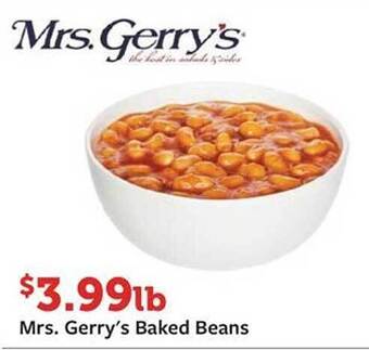 Fareway Mrs. Gerry's Baked Beans offer